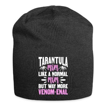 Tarantula Mom like a normal Mom But way more - Jersey-Beanie - Anthrazit - Vorne