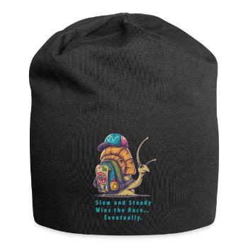 Lent et régulier - Bonnet en jersey - noir - Devant