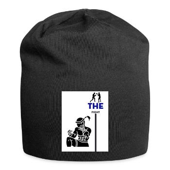 LE COMBAT - Bonnet en jersey - noir - Devant