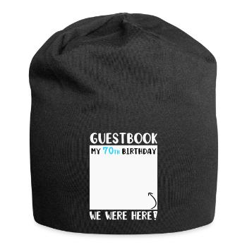 70th Birthday - Jersey Beanie - black - Front