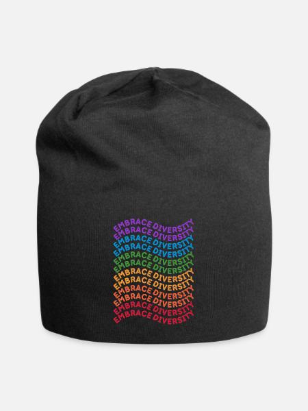 Lgbt. Vielfalt annehmen - Jersey-Beanie - Schwarz