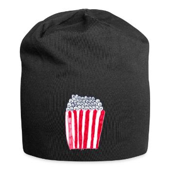 Popcorn - Jersey Beanie - black - Front