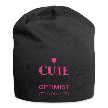 Birthday present - Jersey Beanie - black - Front