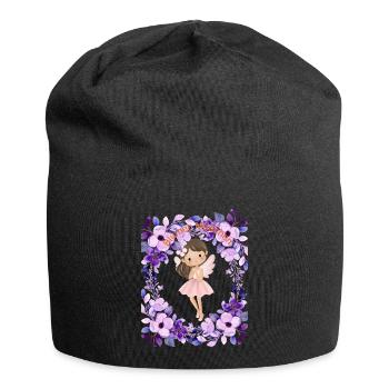 Demoiselle d’honneur - Bonnet en jersey - noir - Devant