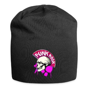 Festival and music... punk... Skirt - Jersey Beanie - black - Front