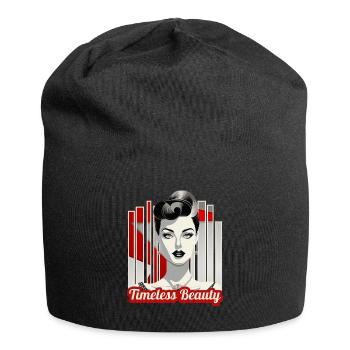 Beauté intemporelle - Bonnet en jersey - noir - Devant