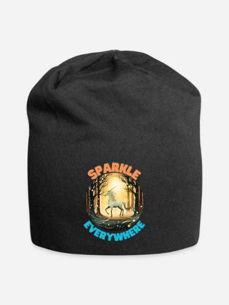 Unicorn8 - Jersey Beanie - black