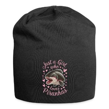 Piranha - Jersey-Beanie - Schwarz - Vorne
