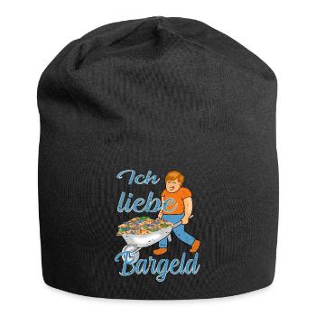 Bargeld Geld - Jersey-Beanie - Schwarz - Vorne