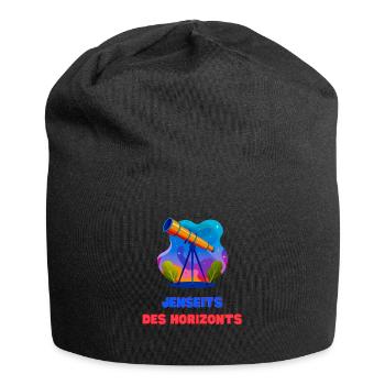 Beyond the horizon - Jersey Beanie - black - Front
