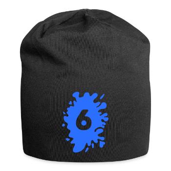 Klecks 6 - Jersey-Beanie - Schwarz - Vorne
