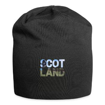 Schottland Tartan Schriftzug Dudelsack Highlands - Jersey-Beanie - Schwarz - Vorne