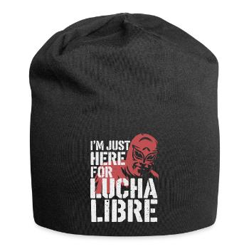 Action und Wrestling-Look - Jersey-Beanie - Schwarz - Vorne