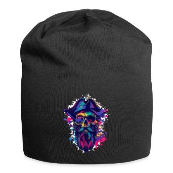 Pirate Skull - Jersey Beanie - black - Front