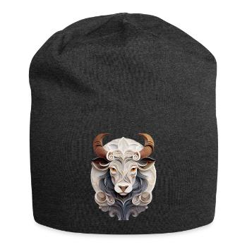 Zodiac sign Taurus - Jersey Beanie - charcoal grey - Front