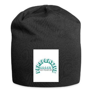 Alles eine Frage der Perspektive - Jersey-Beanie - Schwarz - Vorne