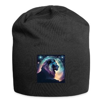 Leo Leo Zodiac Gift - Jersey Beanie - black - Front