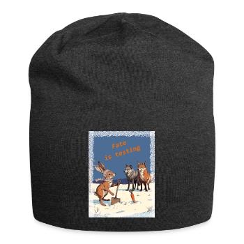 Trial of Fate - Jersey Beanie - charcoal grey - Front