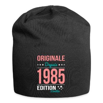 40-jähriges Jubiläum - Original seit 1985 - Jersey-Beanie - Schwarz - Vorne