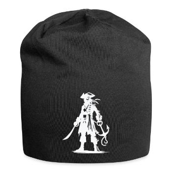 pirat - Jersey-Beanie - Schwarz - Vorne