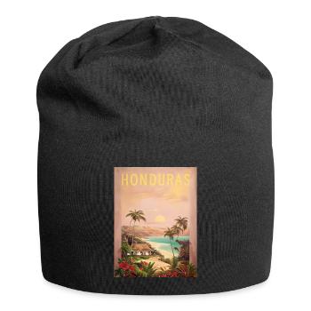 Honduras Catracha Herkunft Geschenk - Jersey-Beanie - Schwarz - Vorne
