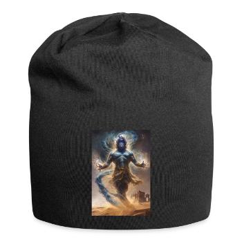 Flaschengeist Mythologie Mythos Geschenk - Jersey-Beanie - Schwarz - Vorne
