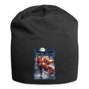 Fuchsfee Mythologie Mythos Geschenk - Jersey-Beanie - Schwarz - Vorne