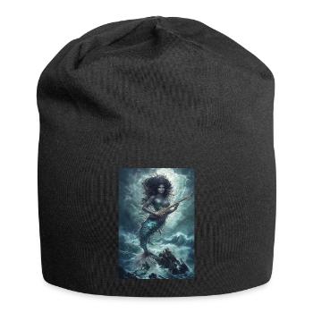 Cadeau de légende de la mythologie des sirènes - Bonnet en jersey - noir - Devant