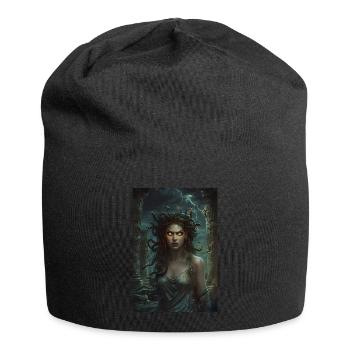 Méduse Mythologie Mythe Cadeau - Bonnet en jersey - noir - Devant