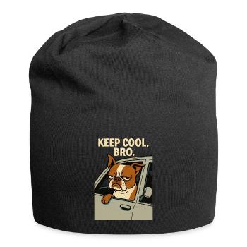Garde ton sang-froid, frère Pablo - Bonnet en jersey - noir - Devant