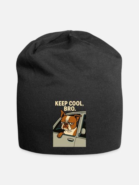 Garde ton sang-froid, frère Pablo - Bonnet en jersey - noir