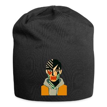 Cv dazzle style - Jersey-Beanie - Schwarz - Vorne