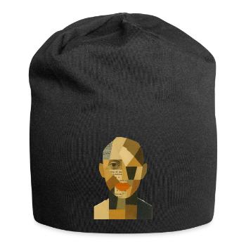 Visage Abstrait - Bonnet en jersey - noir - Devant