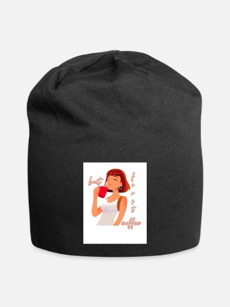 But first coffee - Jersey Beanie - black