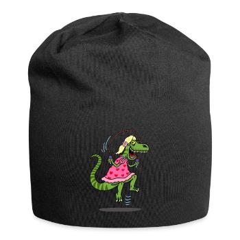 Déguisement du tyrannosaure pour la chasse - Bonnet en jersey - noir - Devant