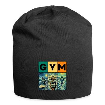 GYM - Jersey Beanie - black - Front