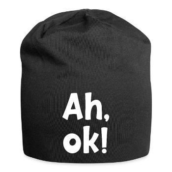 AH OK - Jersey-Beanie - Schwarz - Vorne