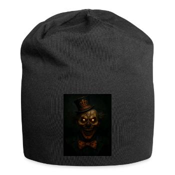 Grusel Clown Halloween Geschenk - Jersey-Beanie - Schwarz - Vorne