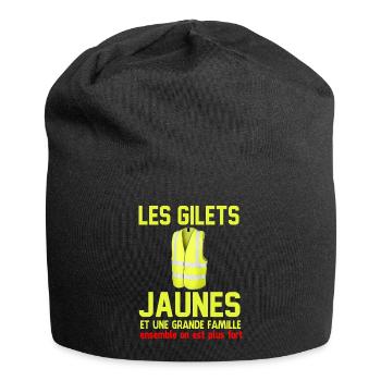 Yellow Vests T-shirt - Jersey Beanie - black - Front