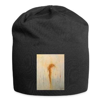 Abstract Feminine Portrait - Jersey Beanie - black - Front