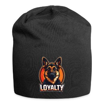 Loyauté – German Shepherd Design - Bonnet en jersey - noir - Devant