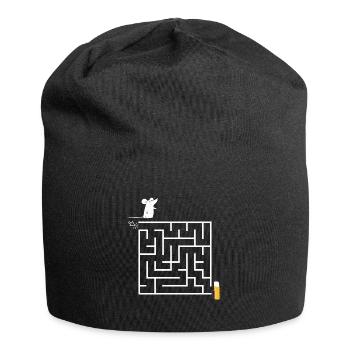 Carnival Mouse Kölsch Cologne Alaaf Costume Funny Fun - Jersey Beanie - black - Front