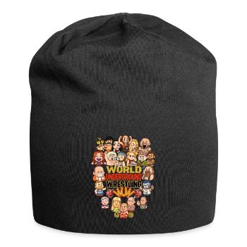 Dessins animés de lutte underground - Bonnet en jersey - noir - Devant