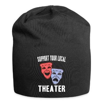 Theater Schauspieler Geschenkideen - Jersey-Beanie - Schwarz - Vorne