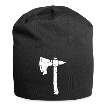 Viking Axe Mosaic Sliver Fantasy - Jersey Beanie - black - Front