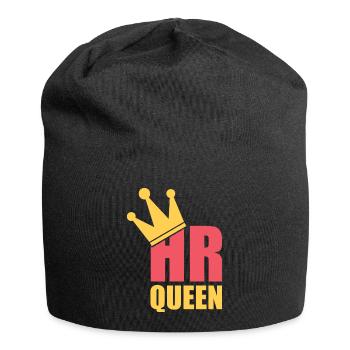 HR Queen - Professional Human Resources Design - Jersey-Beanie - Schwarz - Vorne