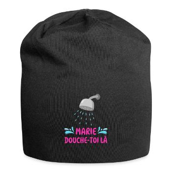 Marie, dusch dort. - Jersey-Beanie - Schwarz - Vorne