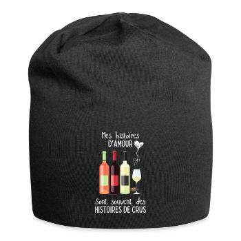 Love stories and vintages - Jersey Beanie - black - Front