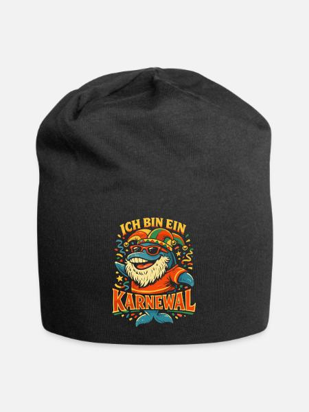 Kölner Karneval Fasching Karnewal Geschenk - Jersey-Beanie - Schwarz