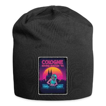 Cologne Retro 90s - Jersey-Beanie - Schwarz - Vorne